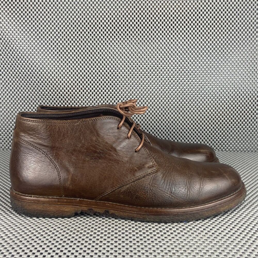 Allen Edmonds Chukka Boots Mens 9 M Brown Leather Lace Up Ankle Boots Casual